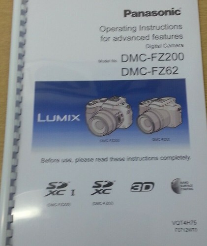 Panasonic lumix dmc fz200 fz62 - fz200,