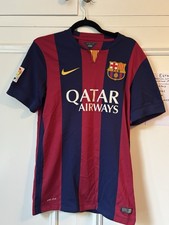 Messi 2014/15 Barcelona Shirt Size s. Treble Winning Kit