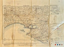 WW2 British Army Map Italy
