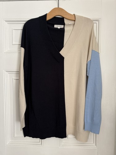Nice colour block cotton knit - cotton,