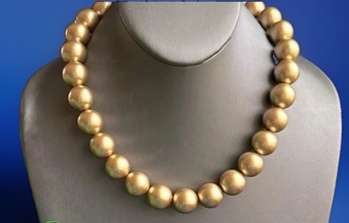 Vtg monet gold faux pearl - vtg,