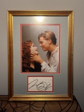 Leonardo DiCaprio and Kate Winslet Signed Frame