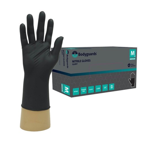 Gl897 bodyguard black nitrile - bodyguard,,
