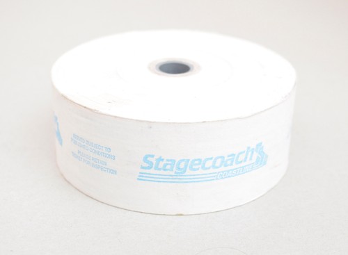 Bus coach ticket roll - coach, wayfarer