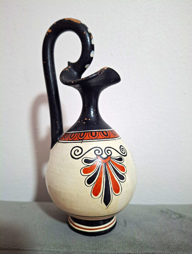 Greek ceramic decorative jug - decorative,