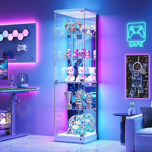 Corner display cabinet with - display,