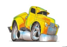 CHEVROLET PICK UP YELLOW