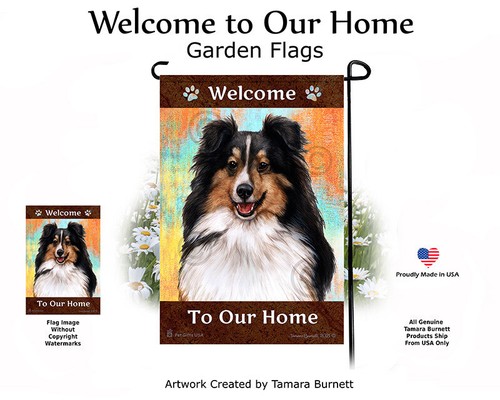 Welcome garden flag - garden,