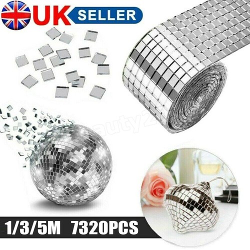 Glass mirror mosaic - tiles, self