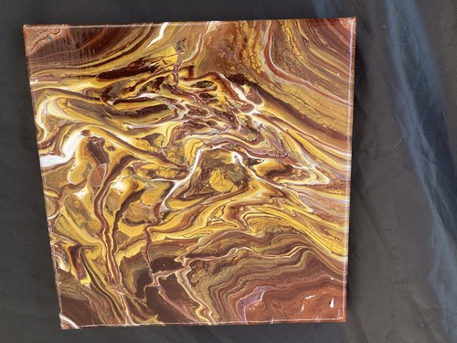 Original acrylic pour painting - acrylic,