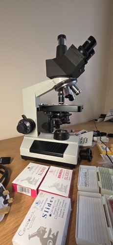 Omax trinocular microscope - omax,