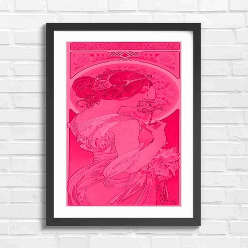 Art nouveau woman - woman, with