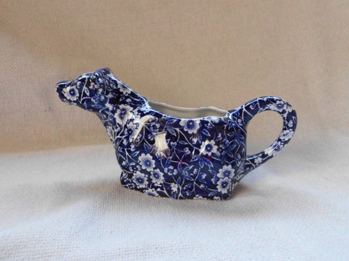 Burleigh calico blue white - blue, &