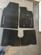 Dacia Duster Car Mats 2022 Tailored Black Carpet Grey Trim