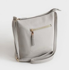 AVON GREY HANDBAG ESSENTIALS MIDI BUCKET BAG NEW,  approx 28 x 10 x 23 