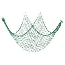 Fishing Net Decor, 80" x 40" Fish Net Decor Party Accessory, Green