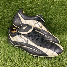 Nike Football Boots Mens UK 10 Italia Air Zoom 90 Tiempo SG Studs Black Vintage