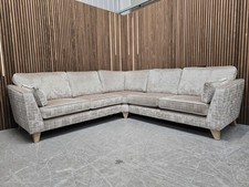 Petula Large Equal Sided Sectional Corner Sofa In Alessia Stone RRP-£3899