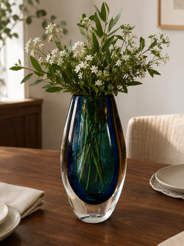Signed kosta sommerso vase - signed,