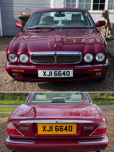 Jaguar cherished number - xj,