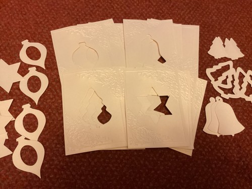 Christmas iris folding - christmas,