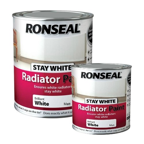 Ronseal stays white radiator - ronseal,