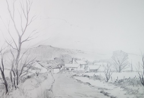 Original pencil drawing - original,