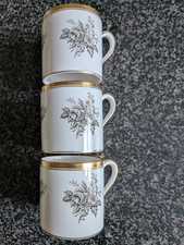 3 X Spode Demitasse Coffee Can