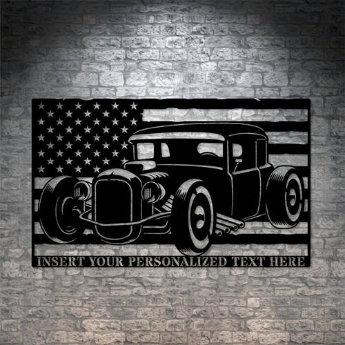 Personalized hot rod - us, name