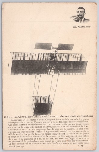 Antique aviation postcards - antique,