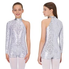 Girl Shiny Sequin Modern Dance