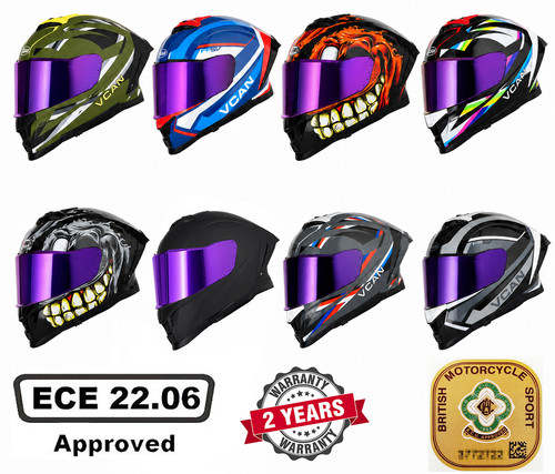 Vcan h162 motorbike helmet - vcan,