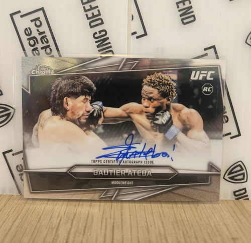 Topps chrome ufc 2026 gautier - ufc,