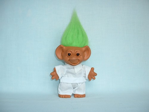 Trolls vintage wishnik - vintage, 6"