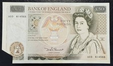 Old Fifty £50 Pound Note