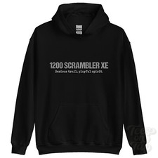 1200 SCRAMBLER XE: Serious trail, playful spirit hoodie motorcycle biker