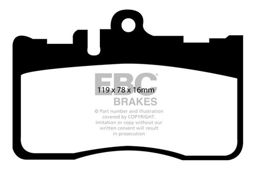 Ebc greenstuff front brake - ebc,