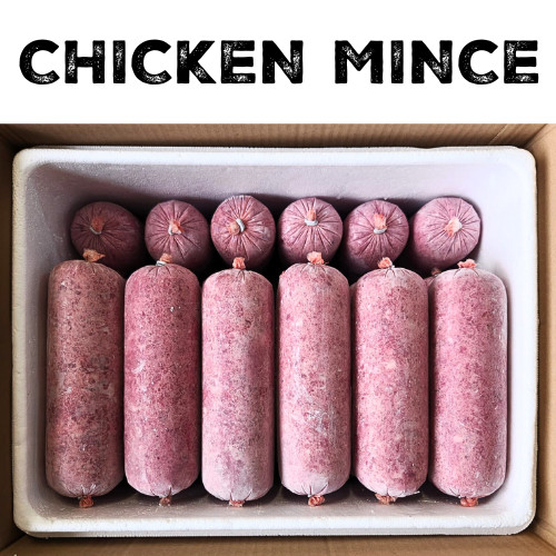 Chicken mince frozen raw dog - chicken,