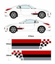 Nissan Nismo Broken Stripe Set - 350z Skyline GTR S14 R34 Car Decal Graphic
