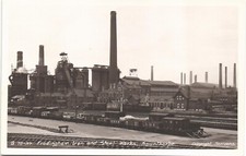 Scunthorpe. Frodingham Iron & Steel Works # G.72-37 by Scrivens. Railway Tracks.