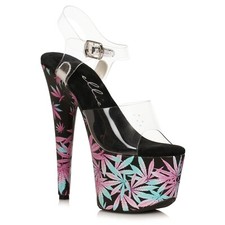 Pink Black Platforms Weed