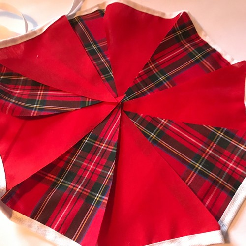 Fabric bunting vintage - fabric,