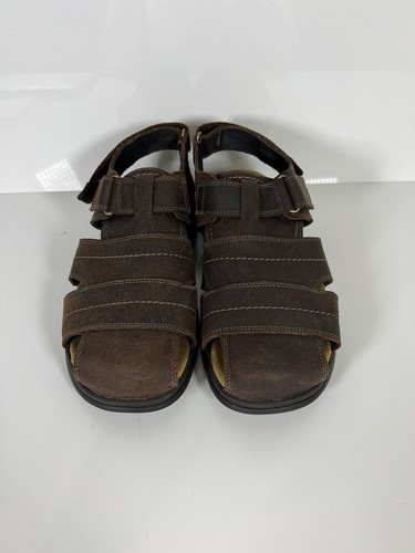 Clarks men leather - leather, sandals