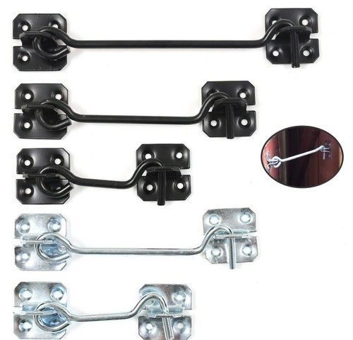 Cabin hook and eye - and, latch