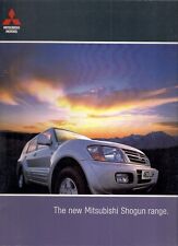 Mitsubishi Shogun 2000-2001 UK Market Sales Brochure 3.5 V6 GDi & 3.2TD D-ID GLS