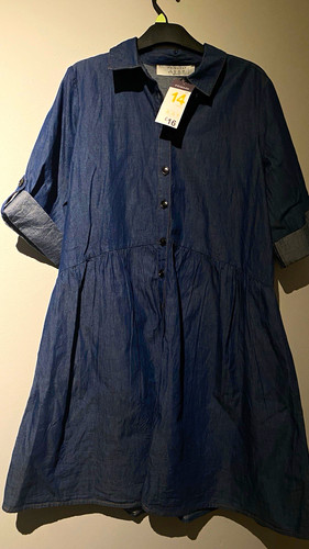 Primark blue denim shirt dress - shirt,