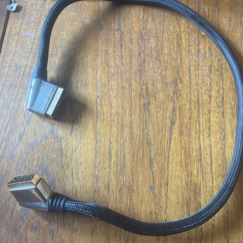 Monster gold scart lead - scart, 1