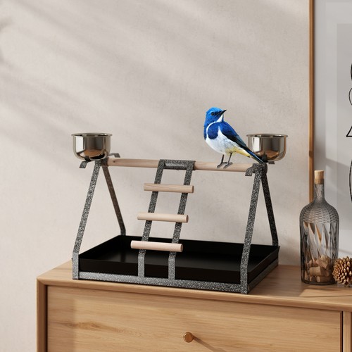 Pawhut portable bird stand - pawhut,