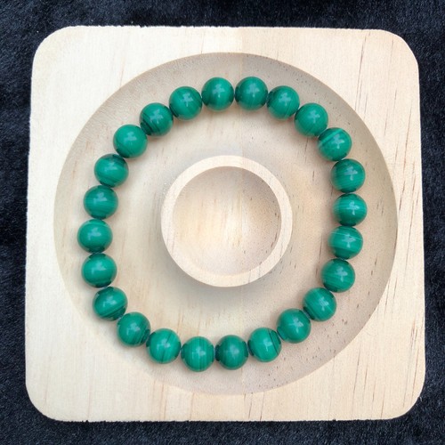 Natural malachite beaded - malachite,