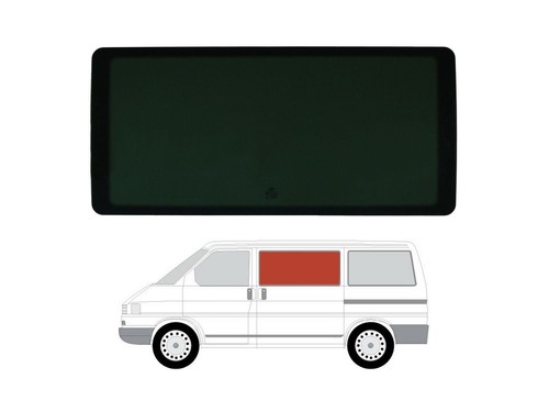 Side window for transporter - side, vw